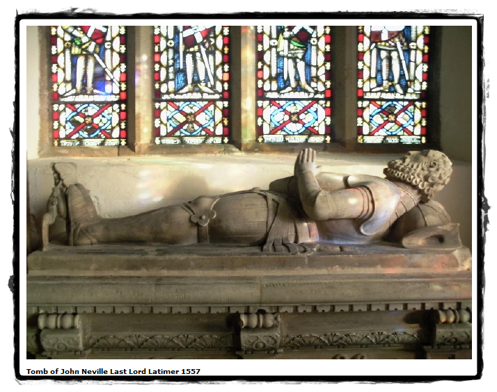 Effigy and tomb of the 4th Lord Latimer in Nevilles' Chapel, Wells, North Yorkshire Well Village Website © Well Parish Council 2011