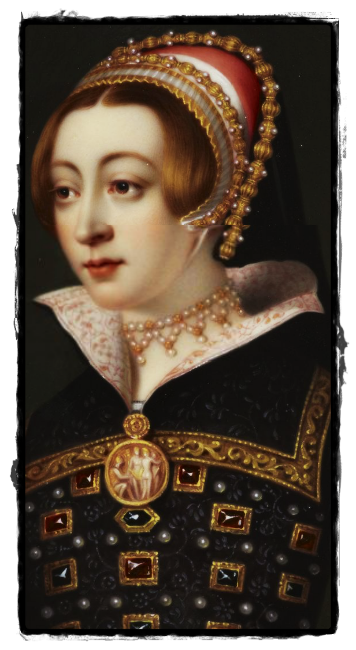 "A Lady called Anne Boleyn," Henry Bone Pierce, Royal Collection.